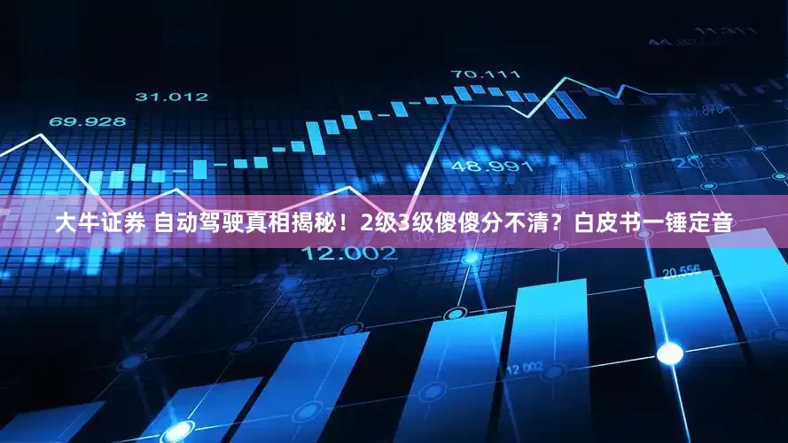 大牛证券 自动驾驶真相揭秘！2级3级傻傻分不清？白皮书一锤定音